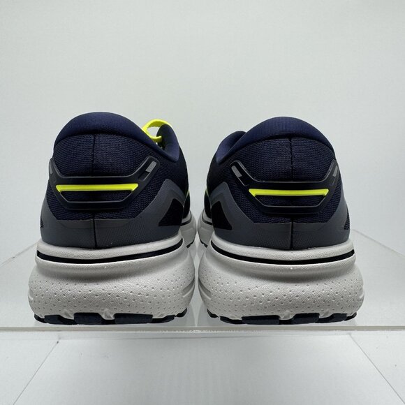 Brand New Brooks Ghost 15 Peacoat Blue Yellow 1103931D429 Running Men Size 10.5 - Picture 7 of 9